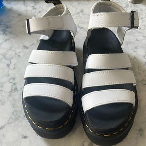 Doc Martins white sandals, great condition size 7